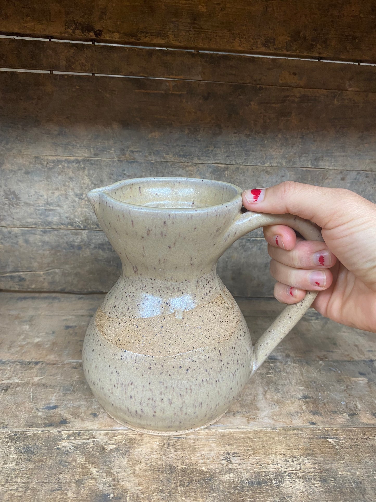 Sandy Warm Drink Pitcher