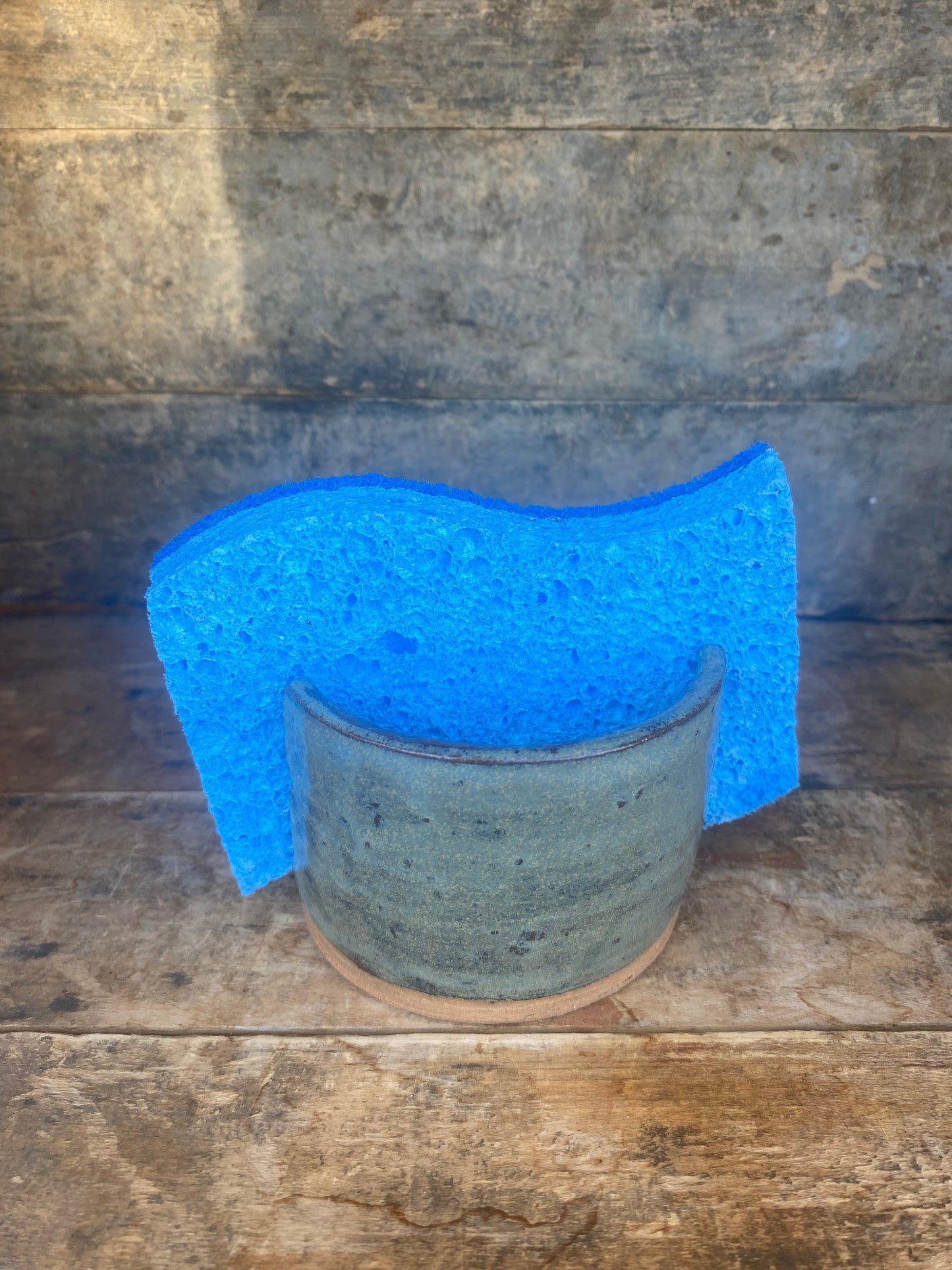 Wild Clay Sponge Holder Blue