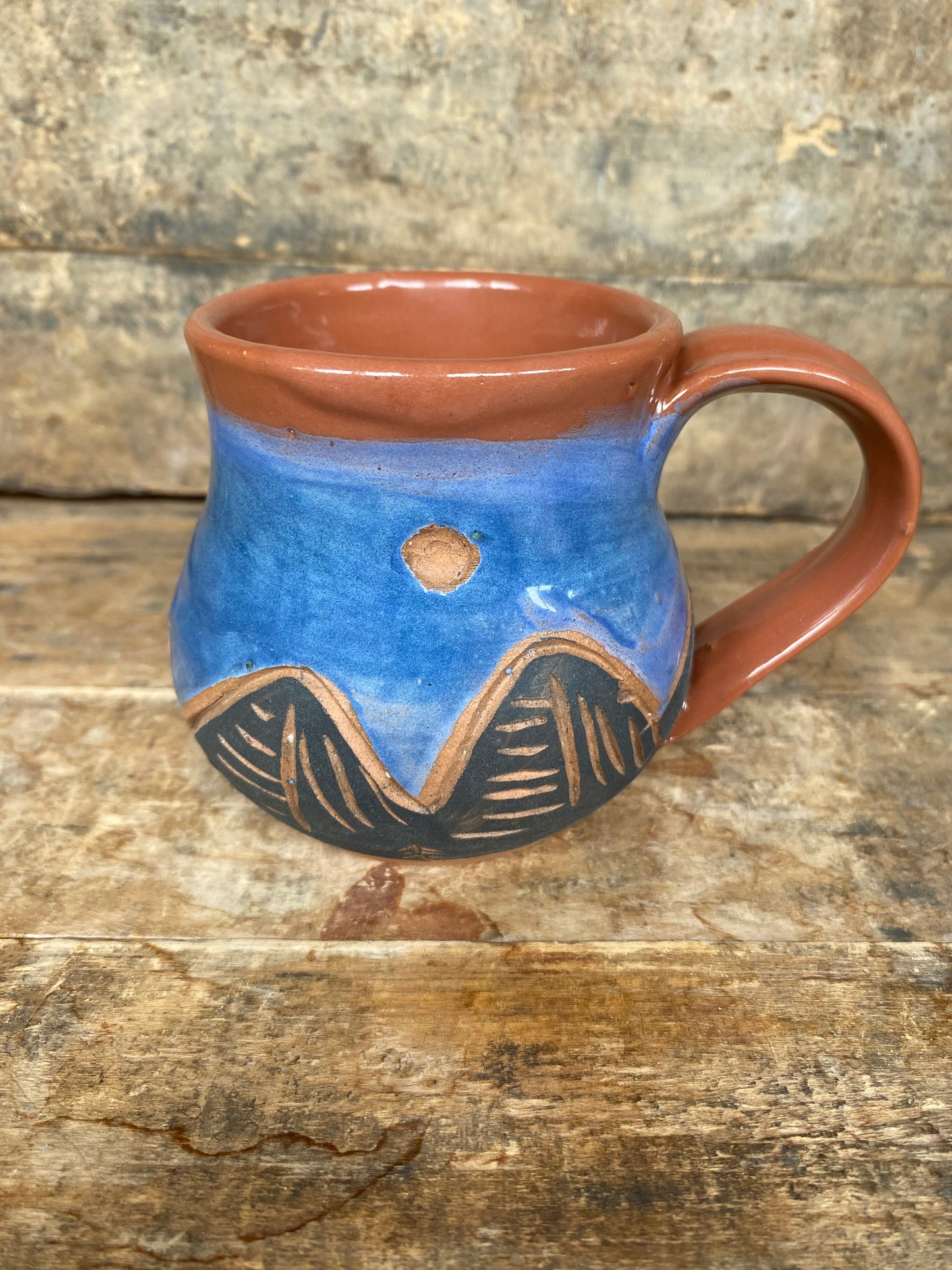 Wild Clay Sunset Mug