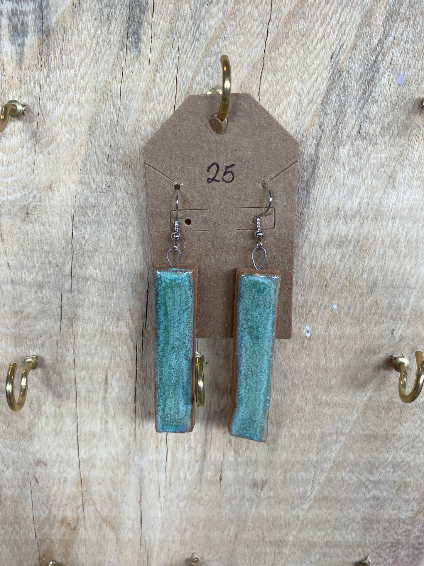 Sea Green Long Earrings