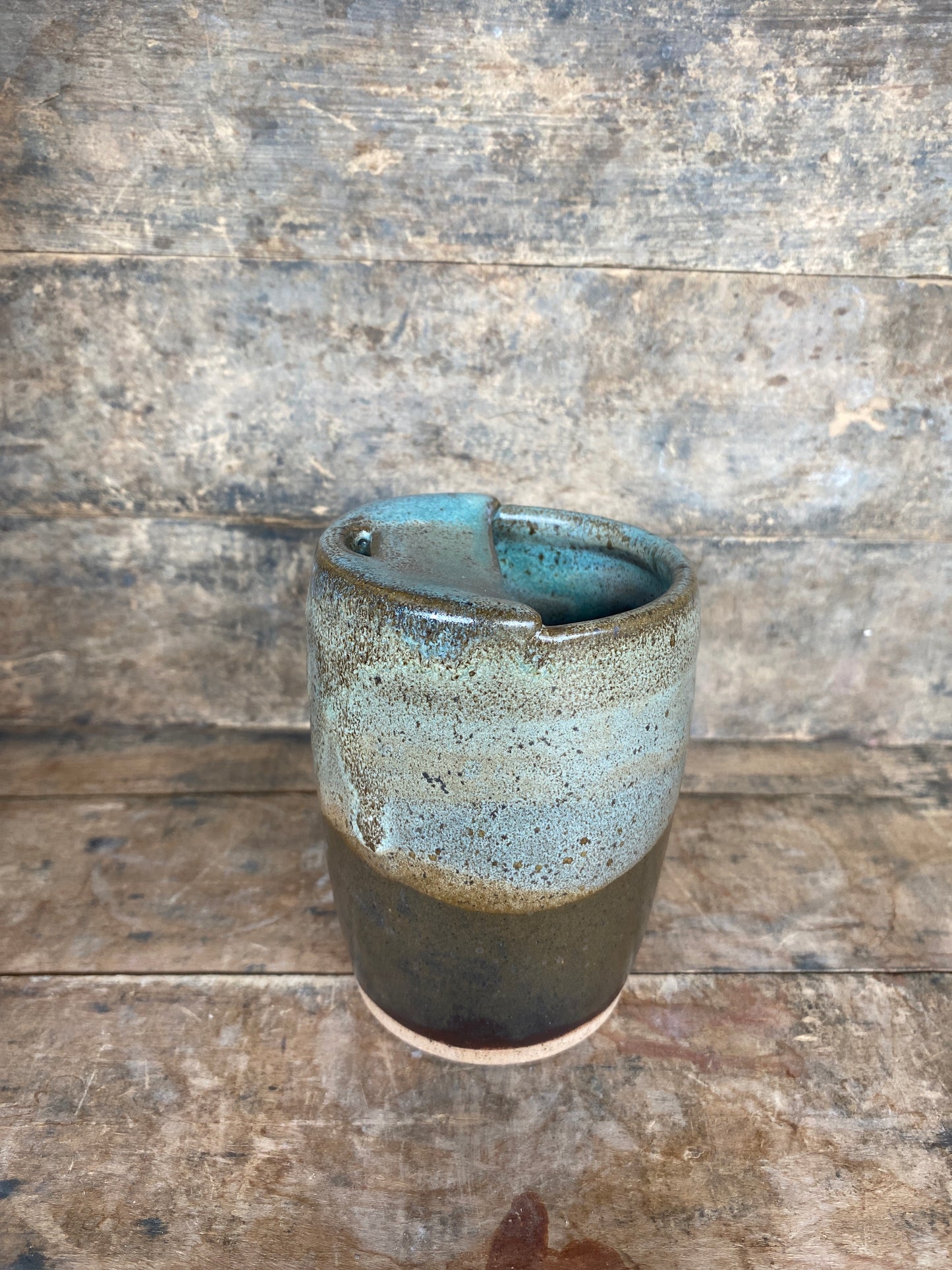 Wood and Moss Thumb Mug