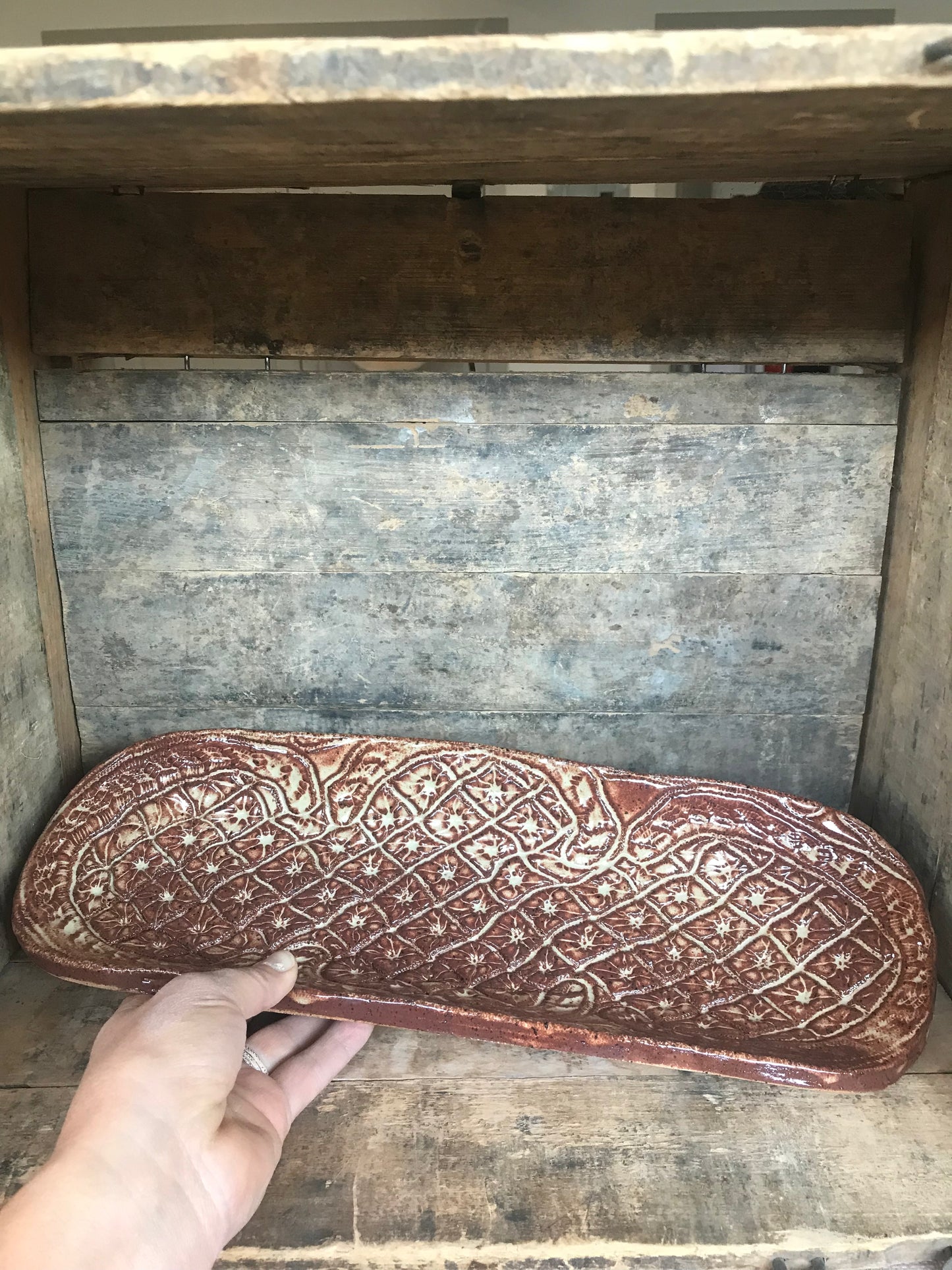 Large Oval Bread Plate