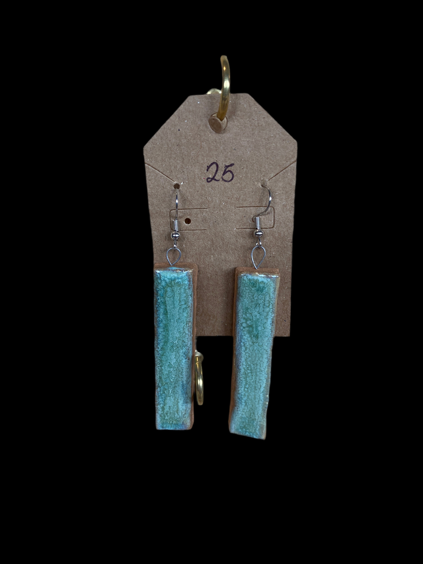 Sea Green Long Earrings