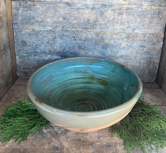 Medium Green Wild Clay Bowl