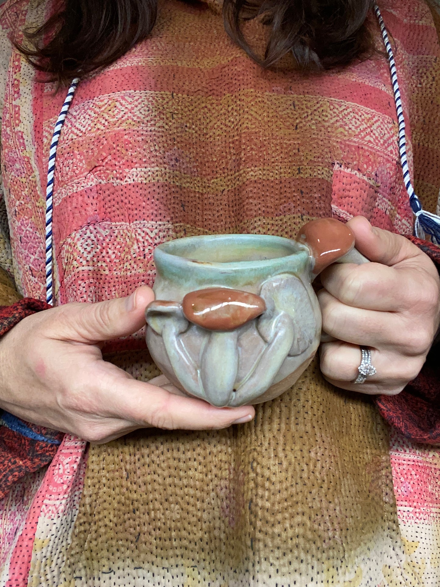 Wild Clay Mushroom Mug