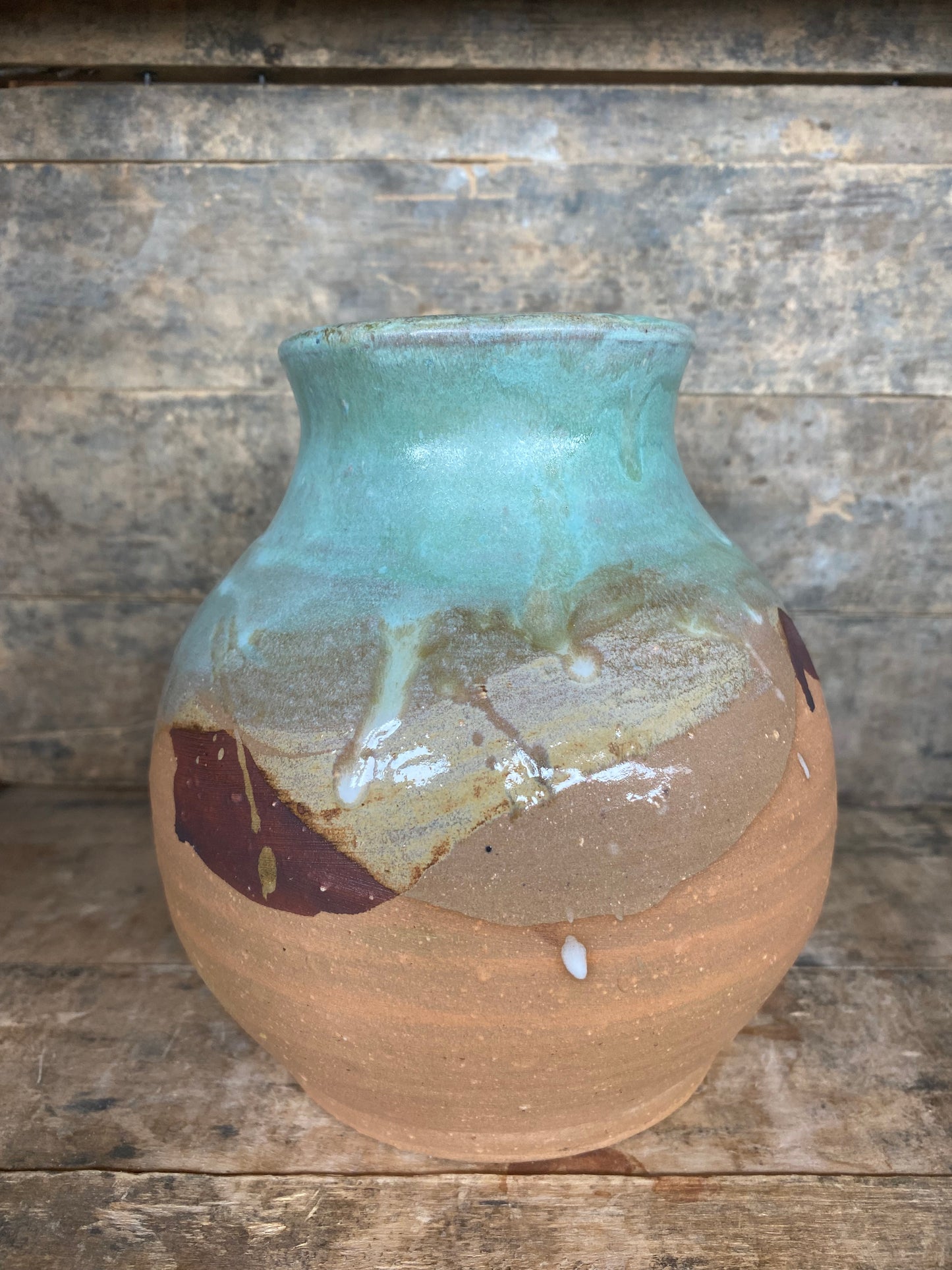 Large Wild Clay Vase