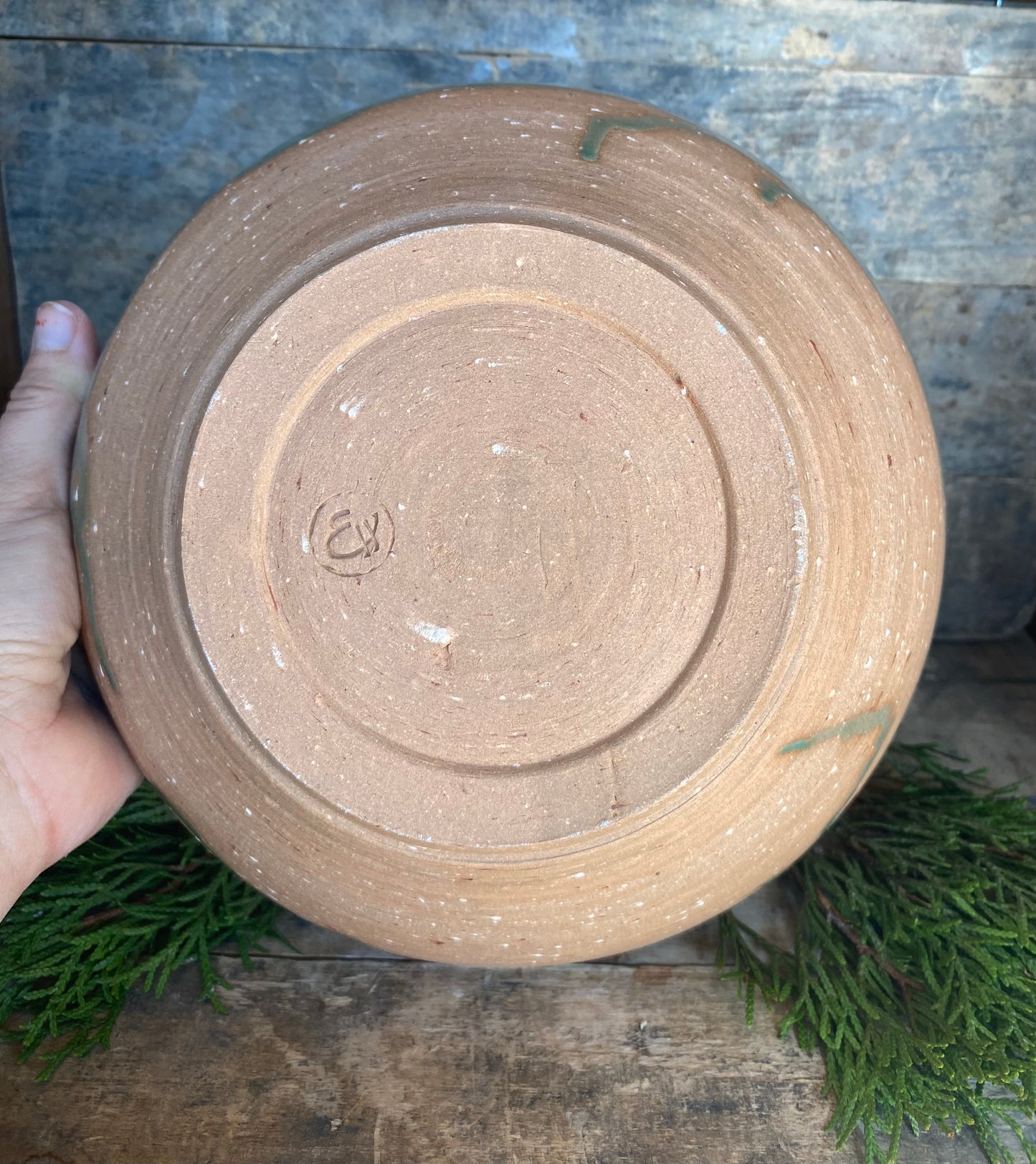 Medium Green Wild Clay Bowl