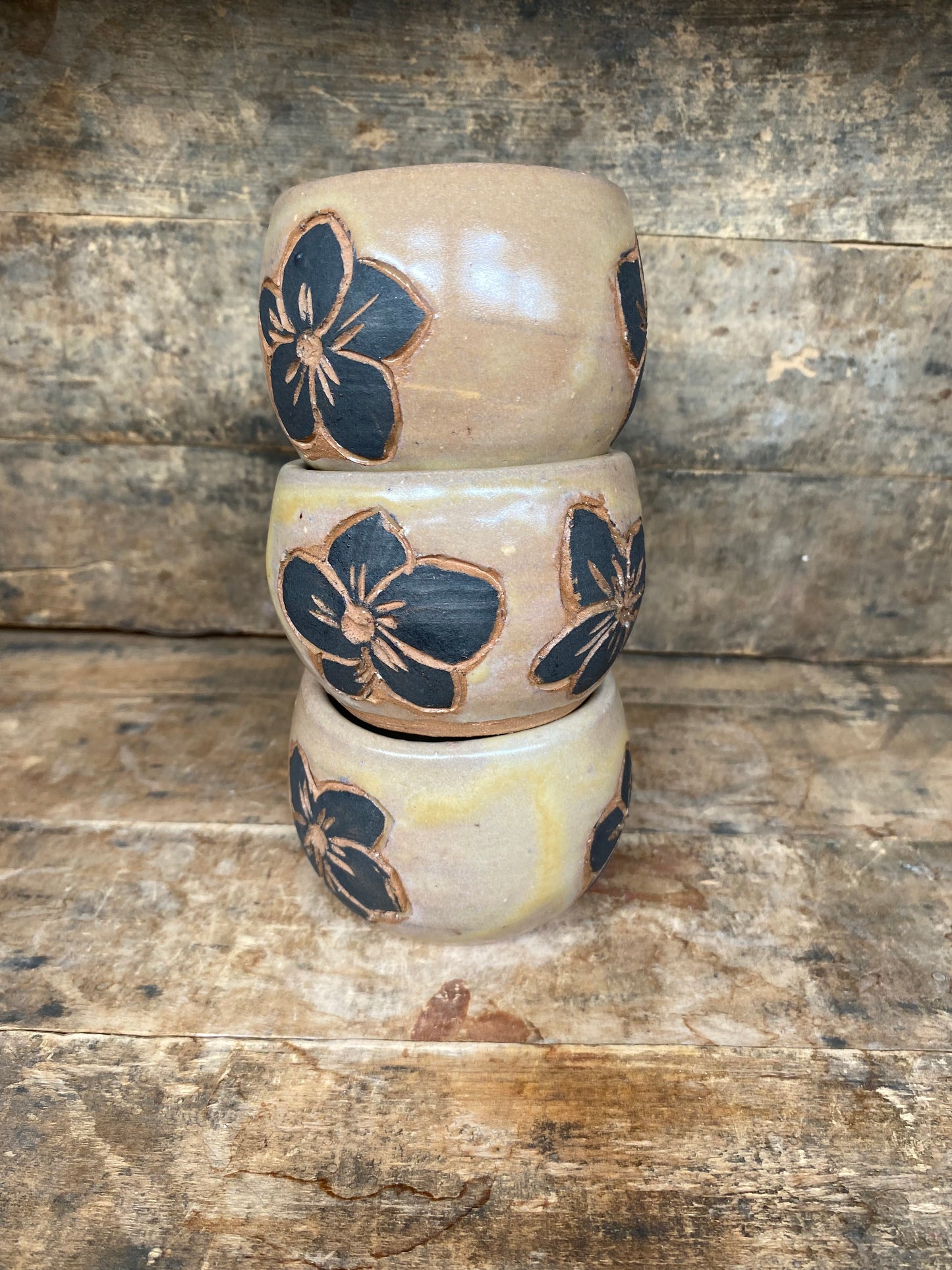 Wild Clay Flower Cup