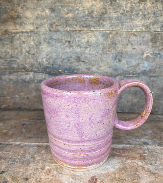 Carved Pink Mug