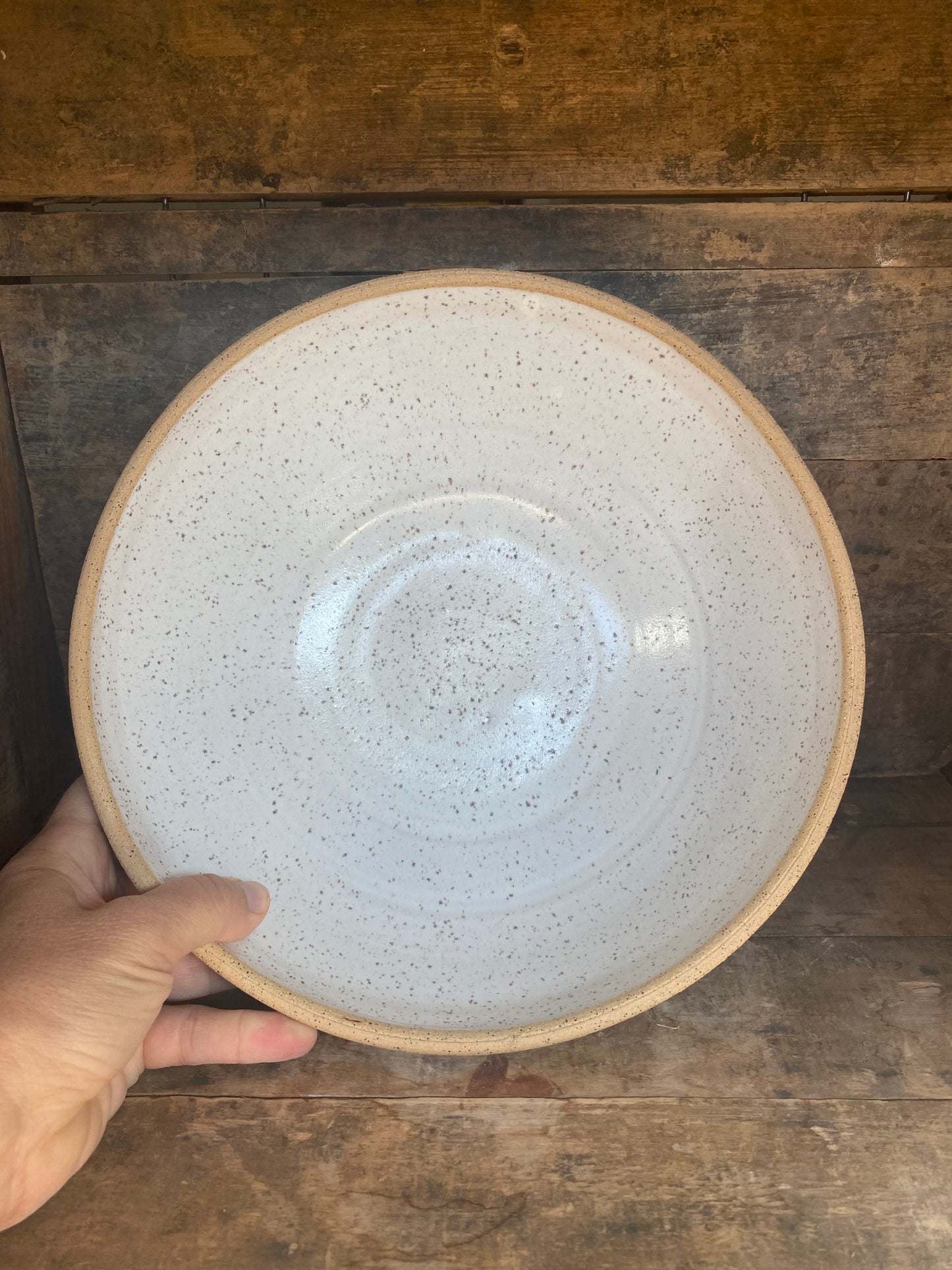 Large White Bowl