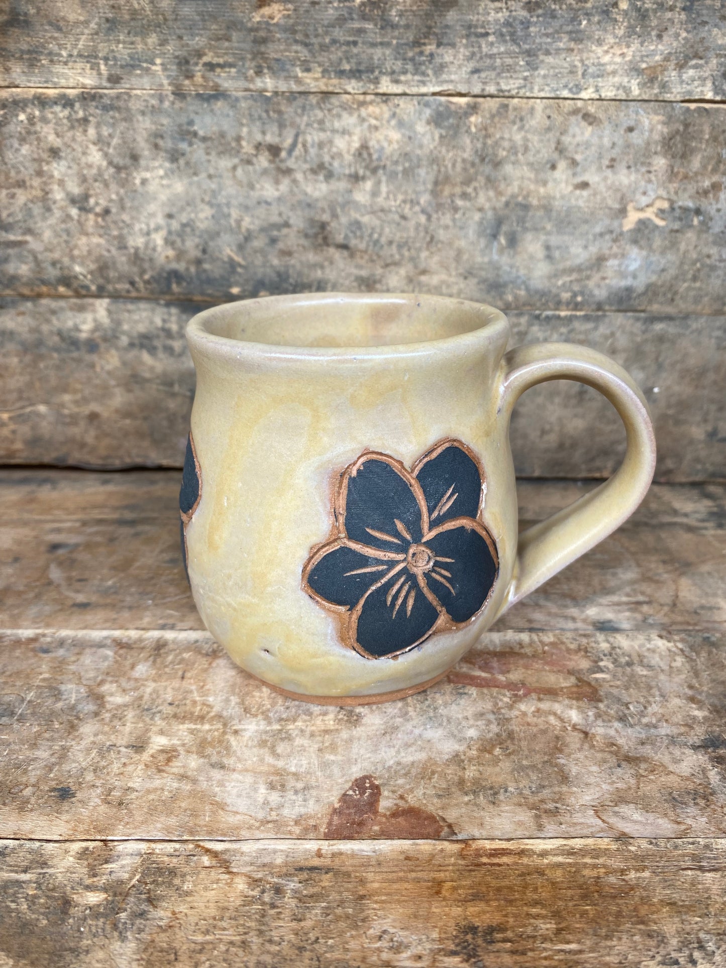 Wild Clay Flower Mug