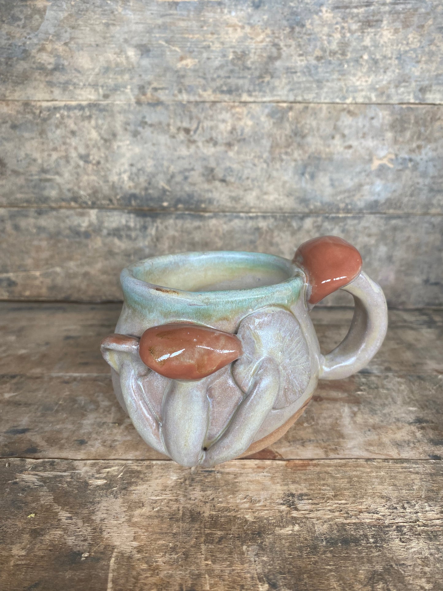 Wild Clay Mushroom Mug