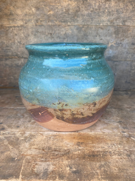 Large Wild Clay Vase Green