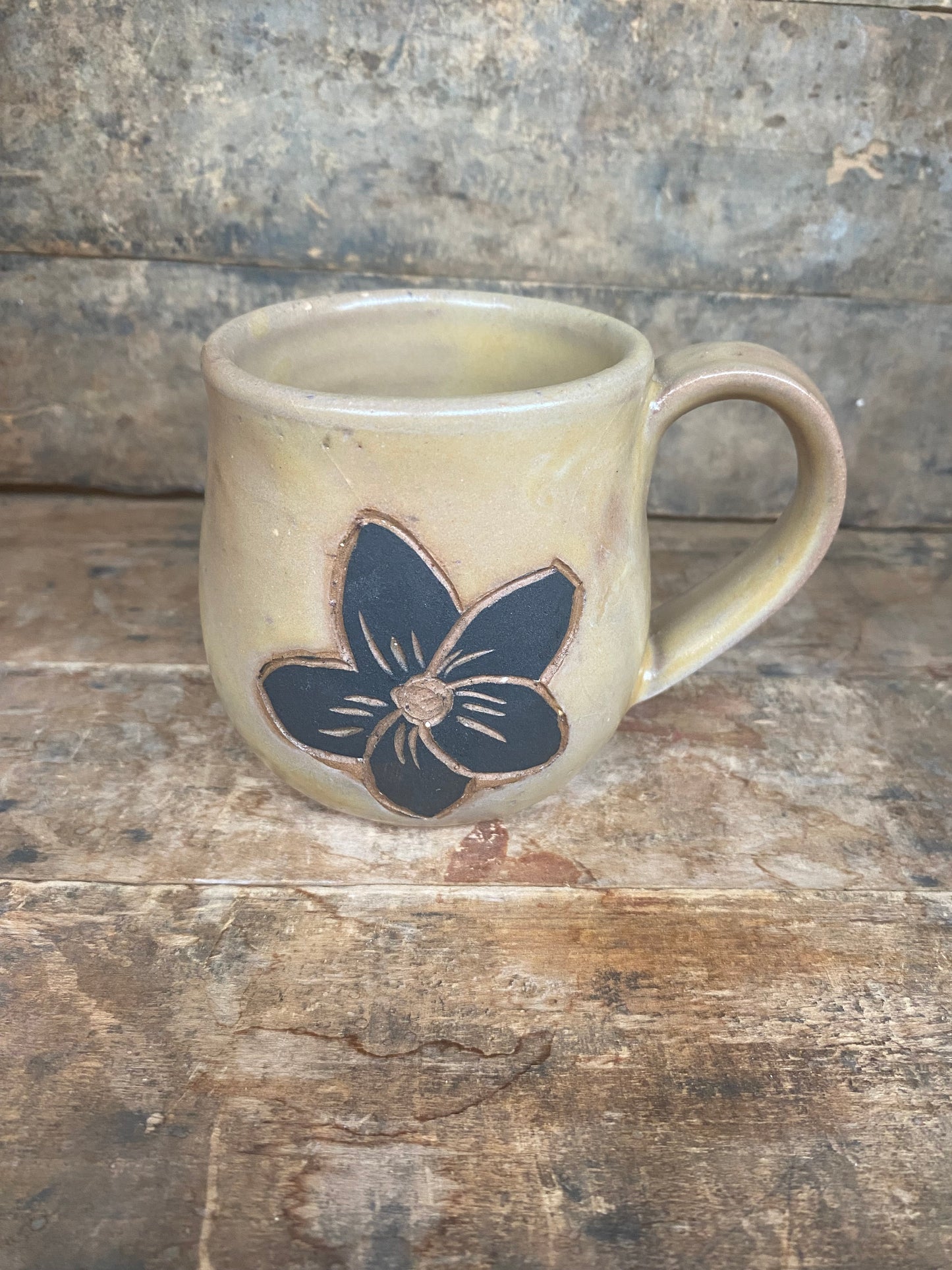 Wild Clay Flower Mug