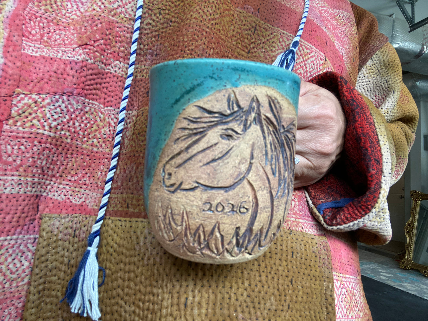 Green Horse Mug