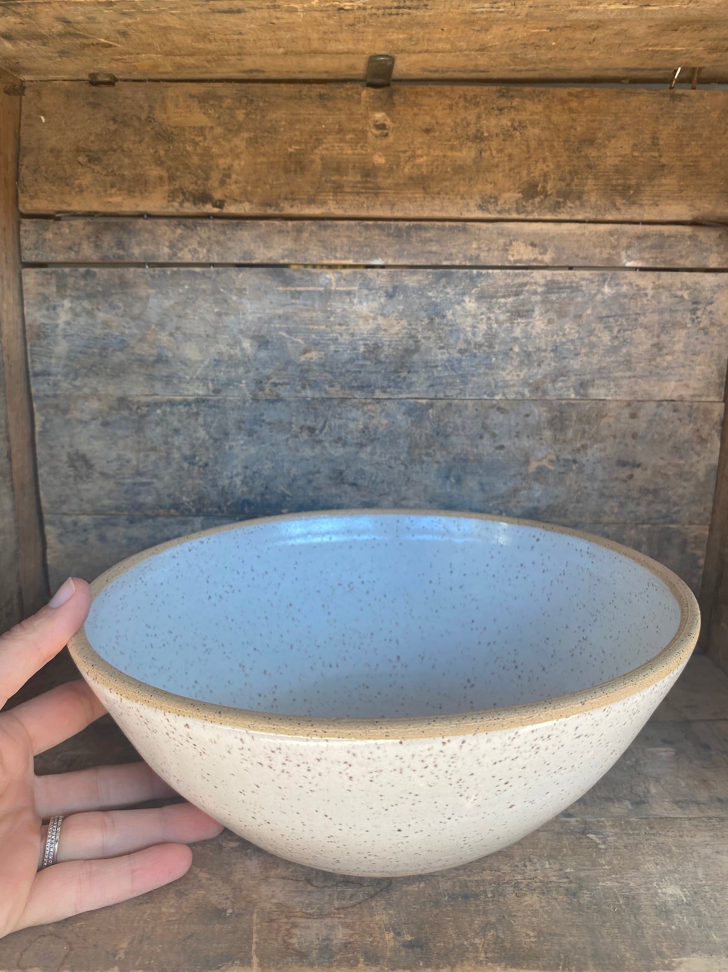 Large White Bowl