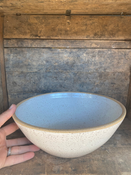 Large White Bowl