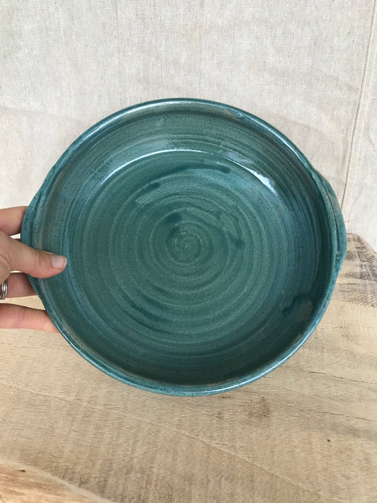 Pie Plate in Deep Green