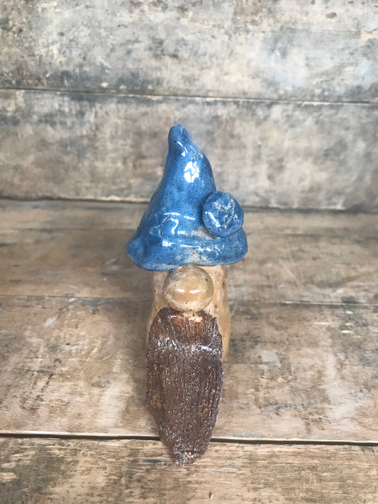 Blue gnome by Solomon