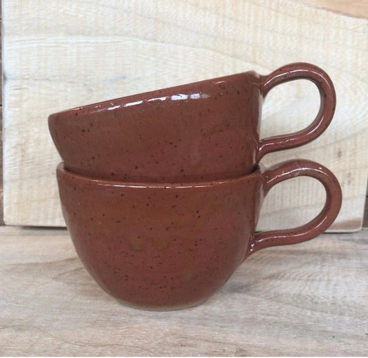 Earth Red Latte Mug